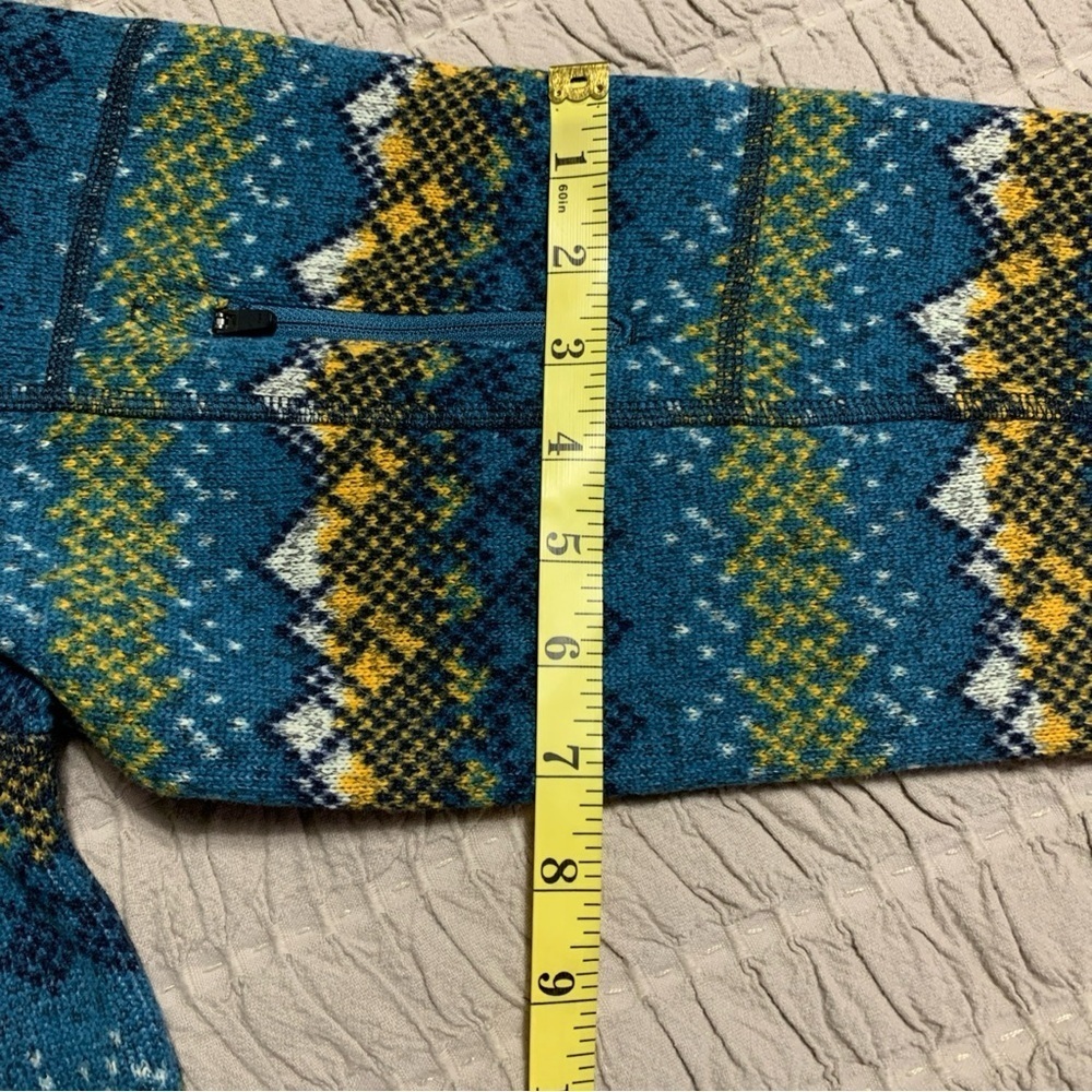 The North Face Men's 1/2 Zip Fair Isle Pullover Jacket SZ M Aztec Print - Picture 14 of 14